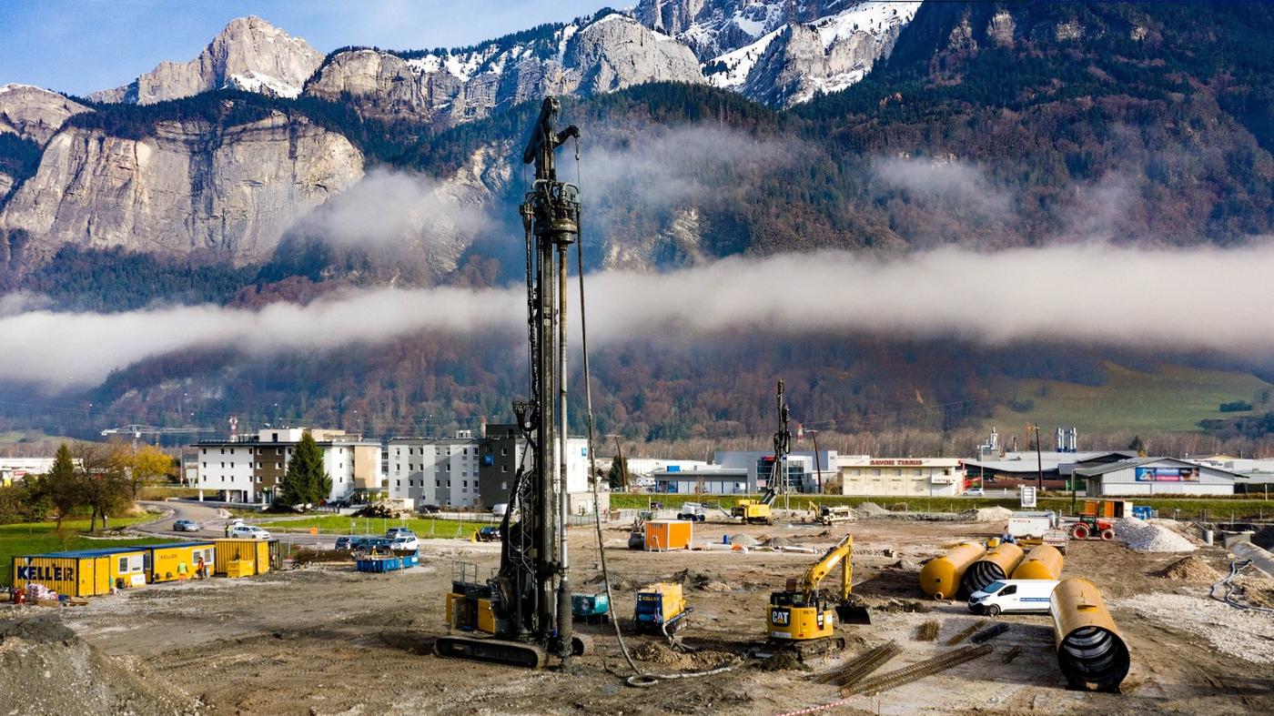A Keller rig on the Sallanches project