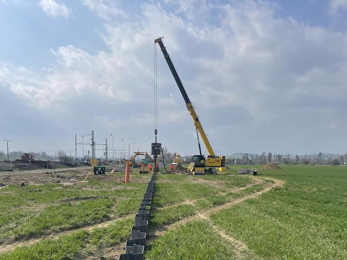 Podzemní těsnicí stěna