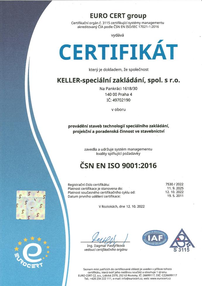 ČSN EN ISO 9001:2016