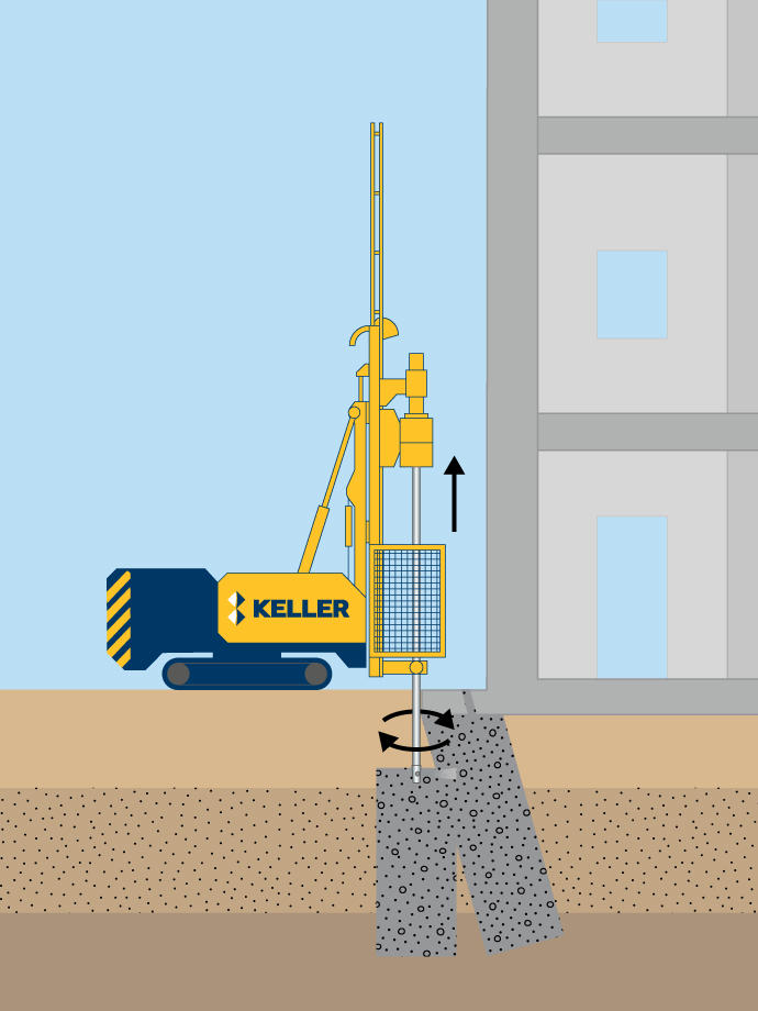 Trysková injektáž (Soilcrete®)